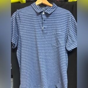 J. Crew Navy Striped Polo Shirt